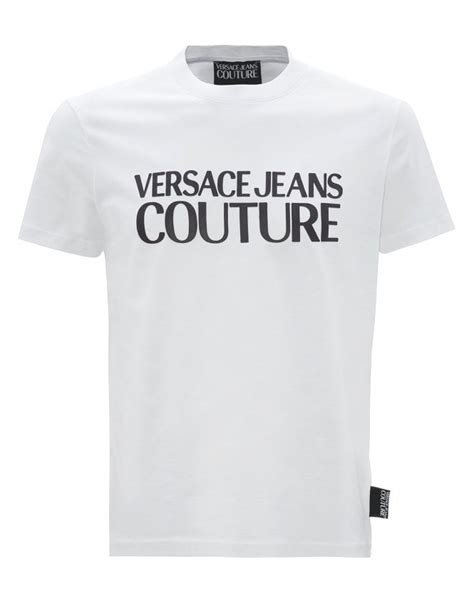 versace jeans homme t shirt|Versace Jeans couture white shirt.